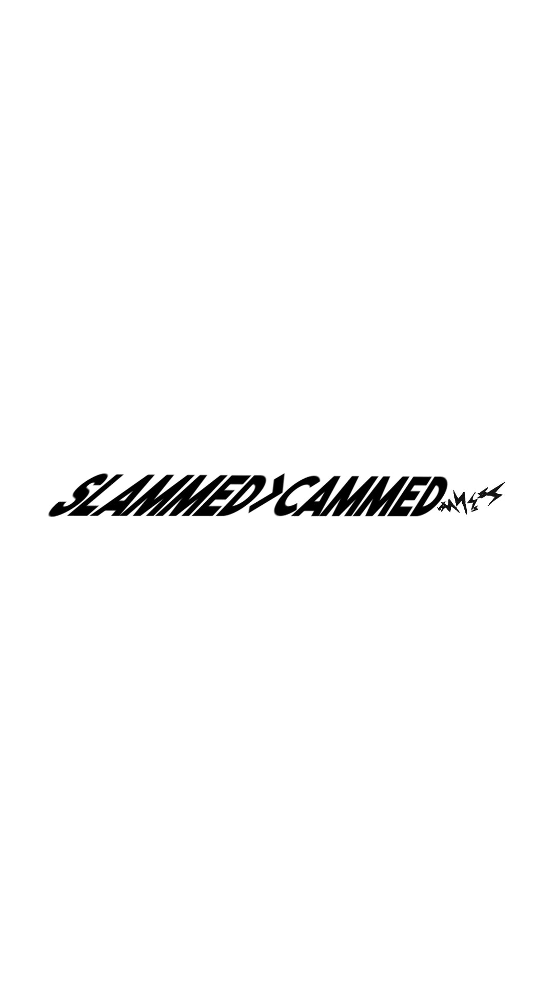 Slammed over Cammed Sticker 12"